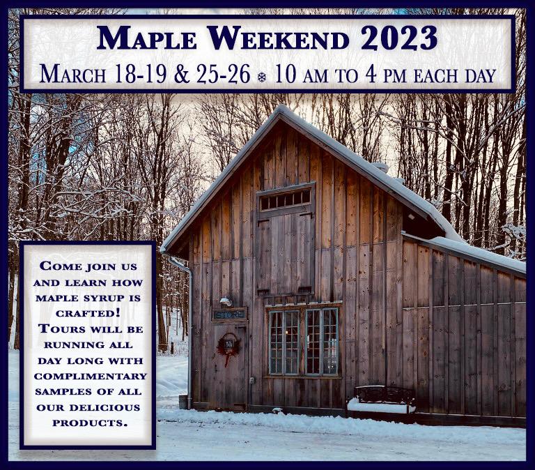 Maple Weekend 2023 Columbia County Tourism