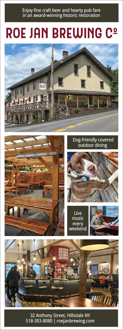 Roe Jan Brewing Co Hillsdale NY Fine craft beer and hearty pub fare